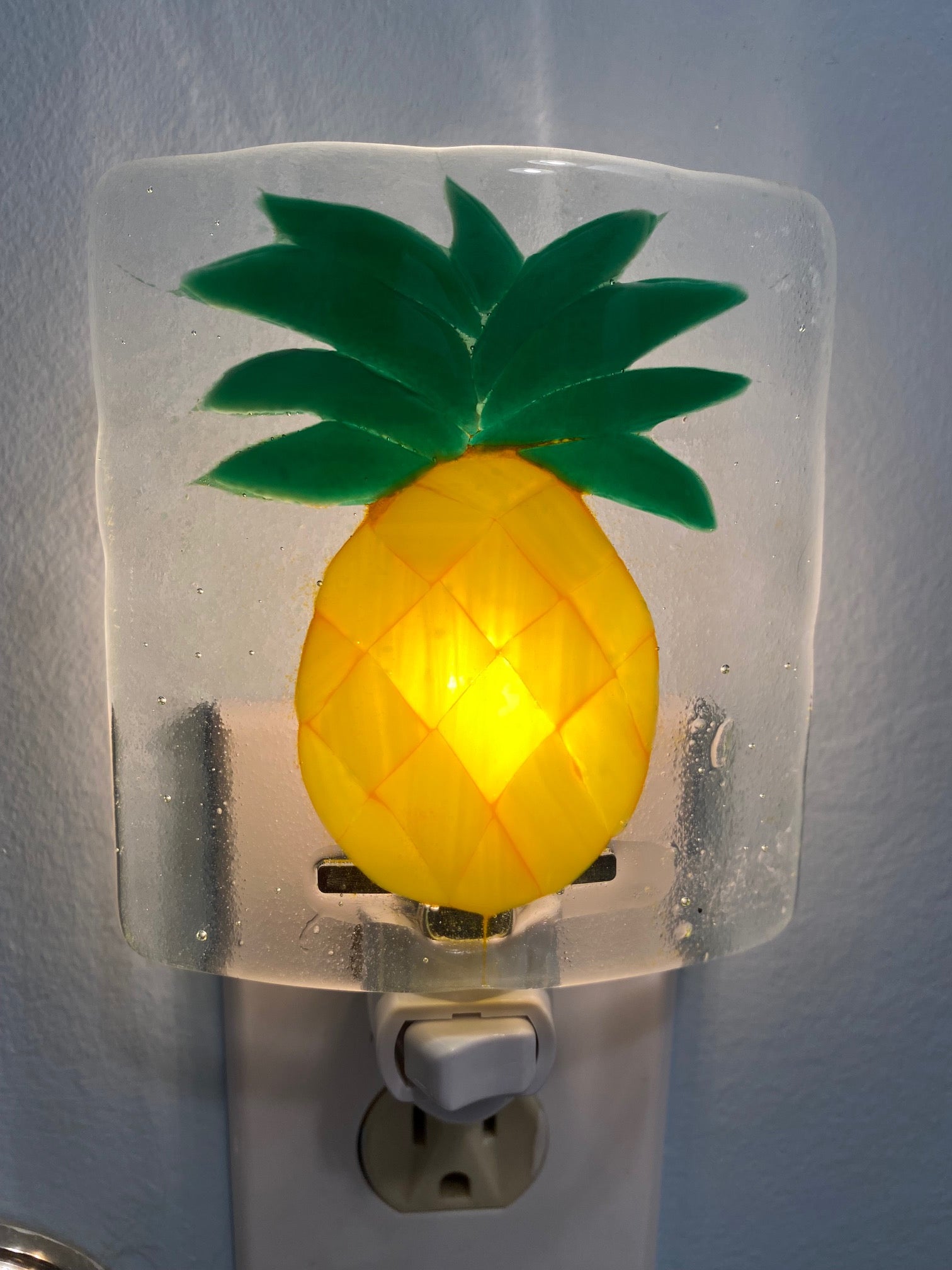 The Jameson Nightlight Series Pineapple Jameson Glass Studios