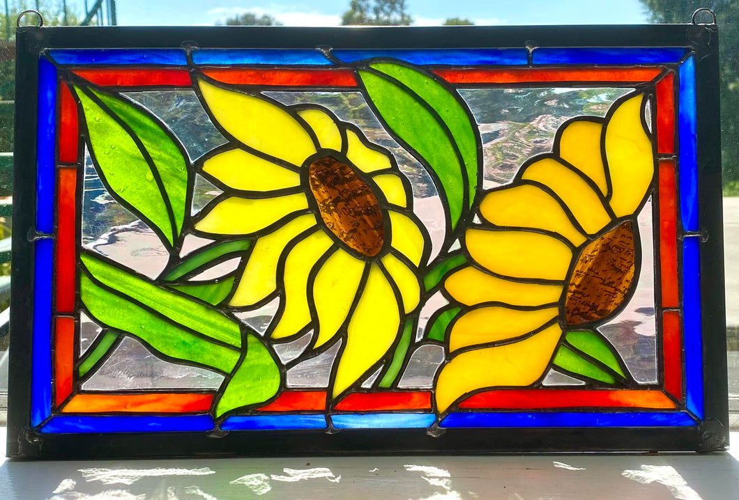 Sunflowers Window