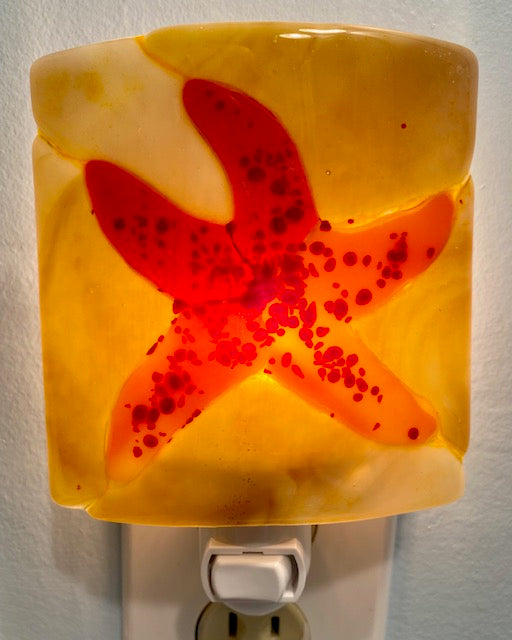 Jameson Glass Design Nightlight Series; Starfish