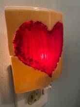 Load image into Gallery viewer, Jameson Glass Design Nightlight Series: Heart
