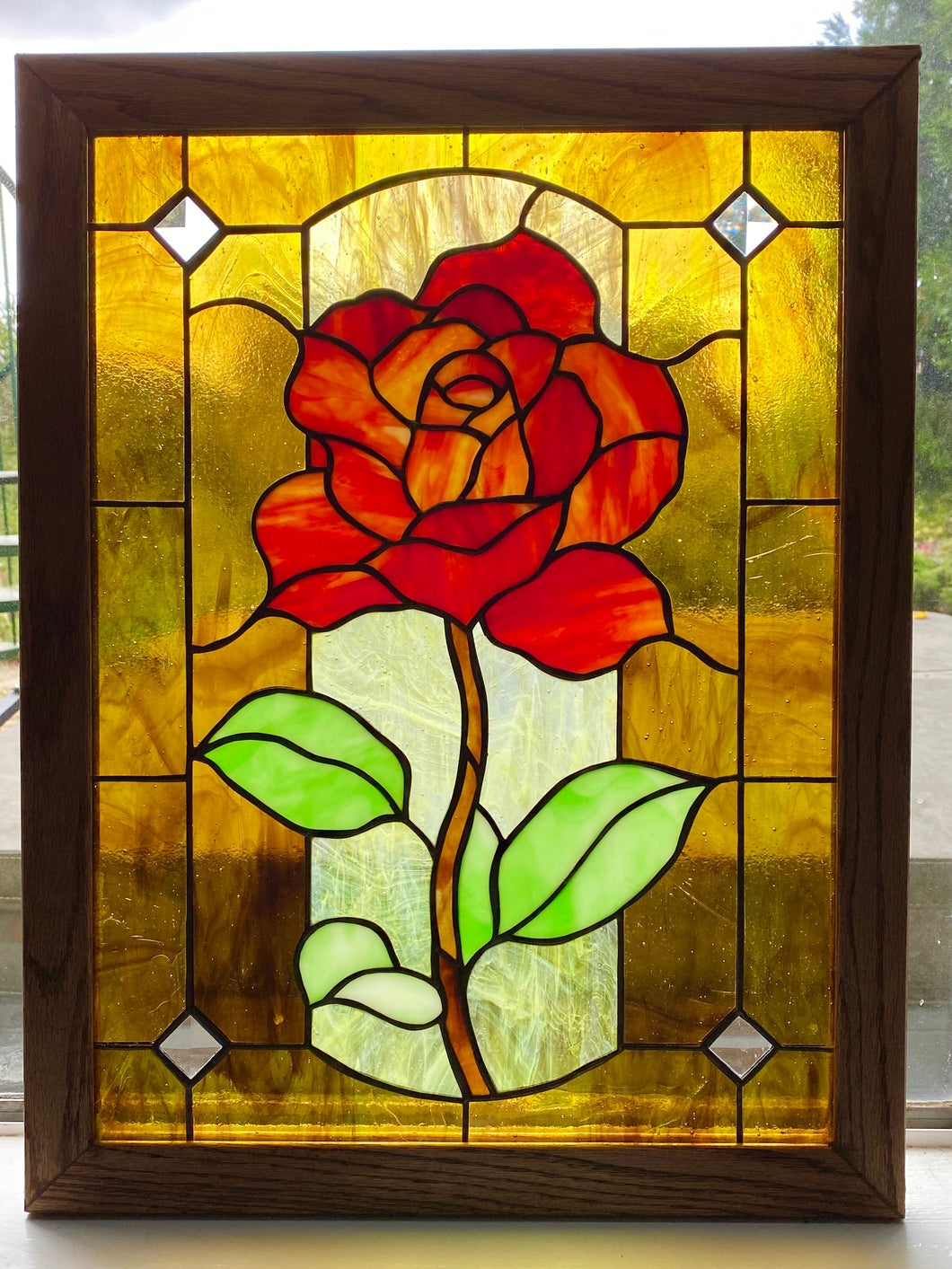 Rose Flower Window